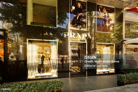 Prada Store Facade at Nisantasi stock photo 